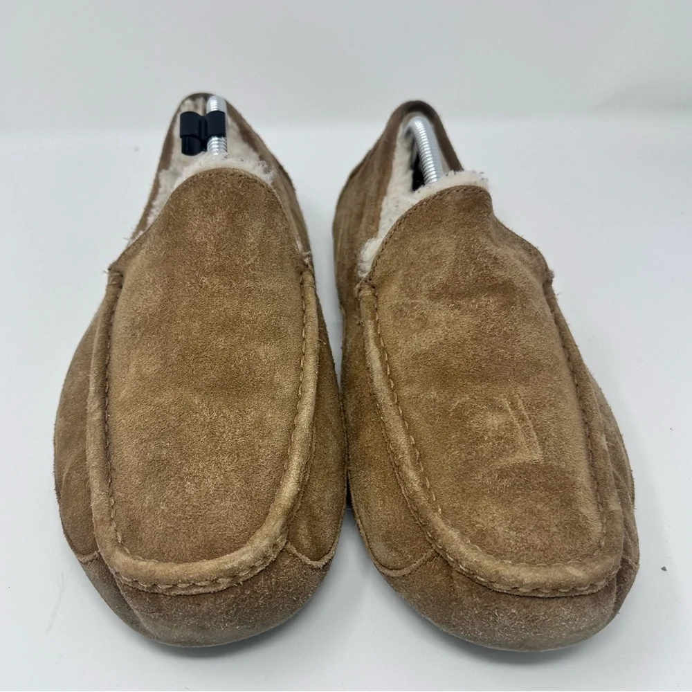 Men's UGG Brown Suede Loafers size 12